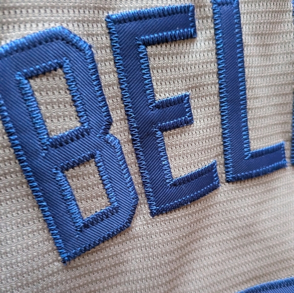 Majestic Gray Jersey with Blue Script - Picture 7 of 7